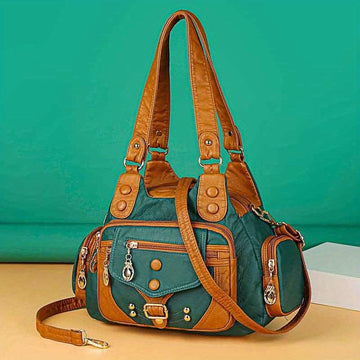 Sac de Mode Urbain Multicolore avec Fermeture Éclair