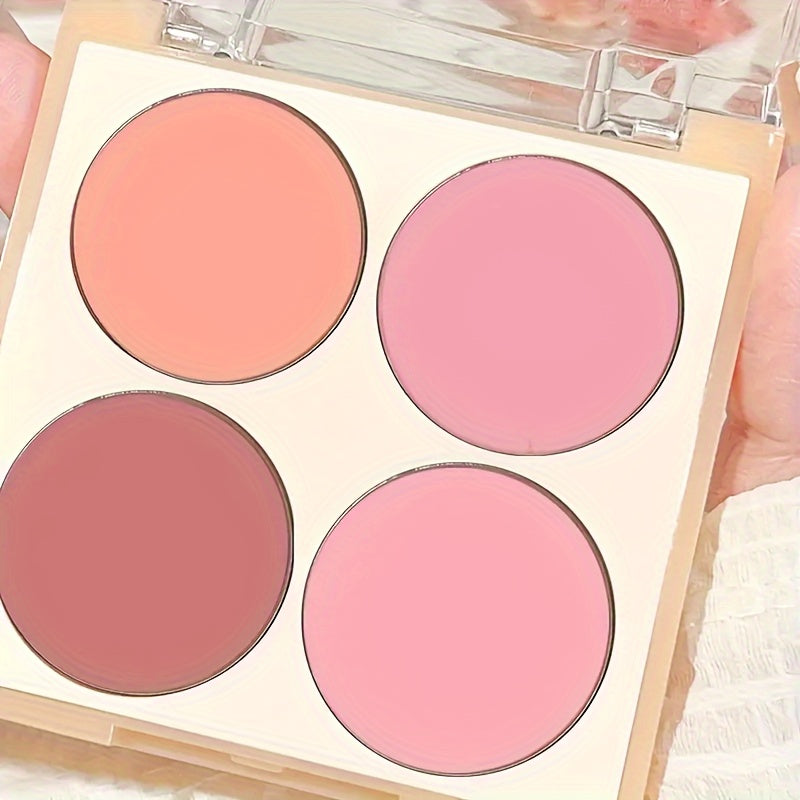 4 Color Blush Palette - Waterproof Matte Finish