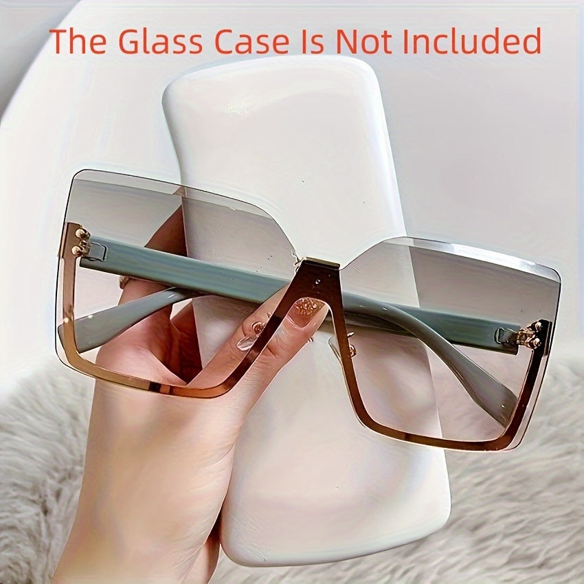 Fashion Semi-Rimless Glasses for Women - 2pcs