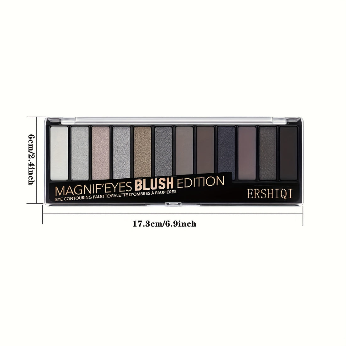 12 Shade Eyeshadow Palette - Versatile and Blendable