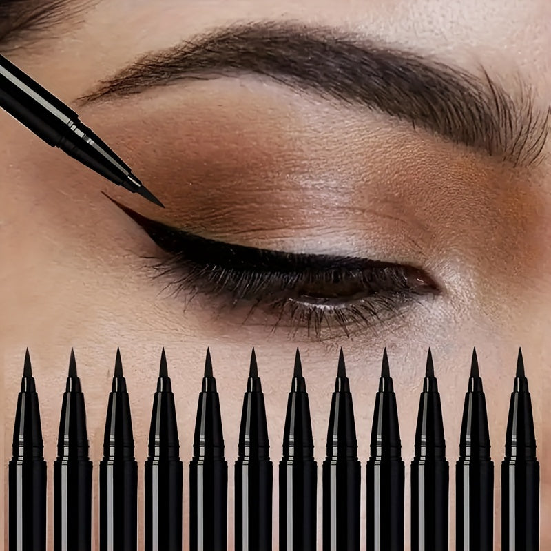 Eyeliner Liquide Imperméable de Luxe - Pack de 12