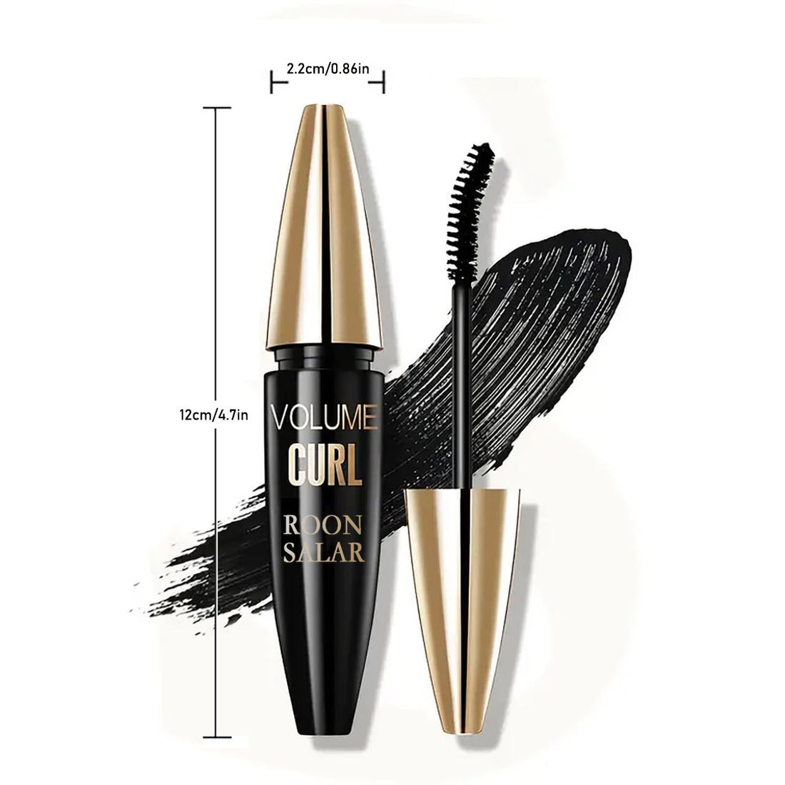 Mascara 8D Noir - Volume, Courbure et Longue Tenue