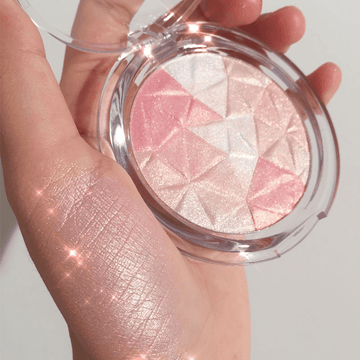 Palette de Poudre Illuminatrice Diamond Glitter à 3 Nuances