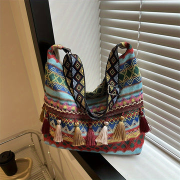 Vintage Ethnic Tote Bag - Spring 2024 Collection