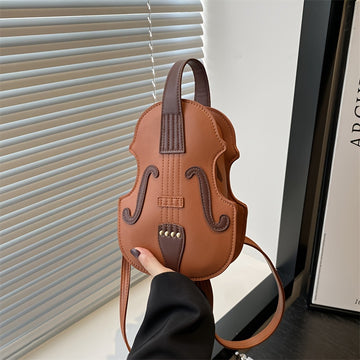 Sac À Bandoulière en Forme de Violon pour Femmes