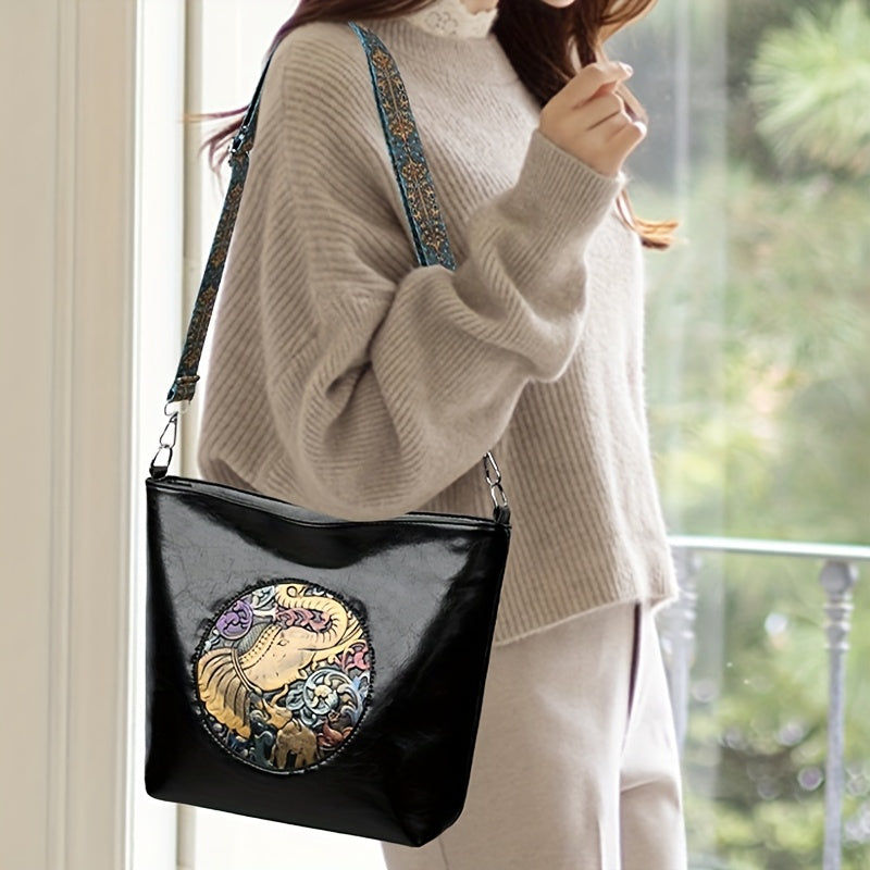 Bohemian Elephant Shoulder Bag for Women