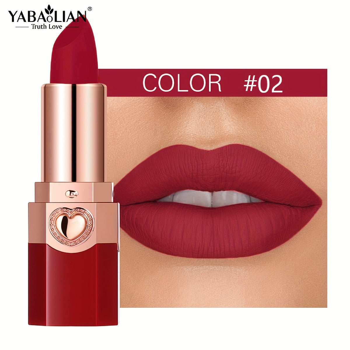 YABAOLIAN Lipstick - 12 Colors High Pigmentation