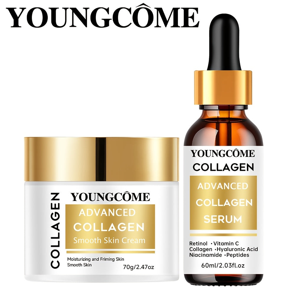 YOUNGCOME Crème et Essence Hydratante au Collagène