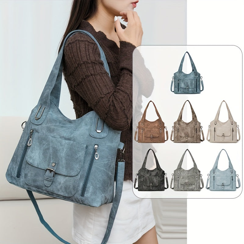 Retro shoulder handbag for women