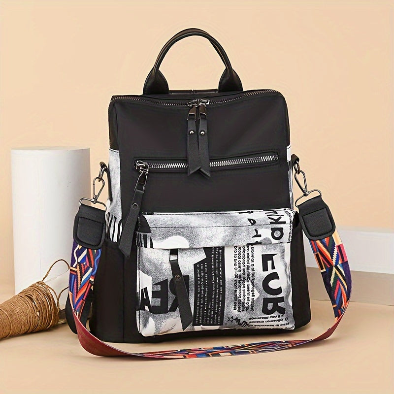 Women's Fashion Backpack - Convertible Shoulder Bag