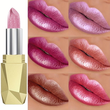 Long-Lasting Lipstick Set - Moisturizing and Shiny