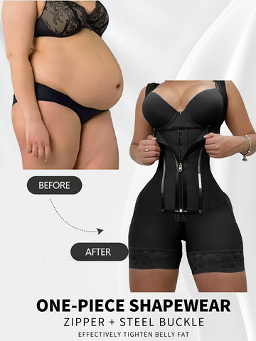 High Waist Tummy Control Girdle - Women's Shapewear Body