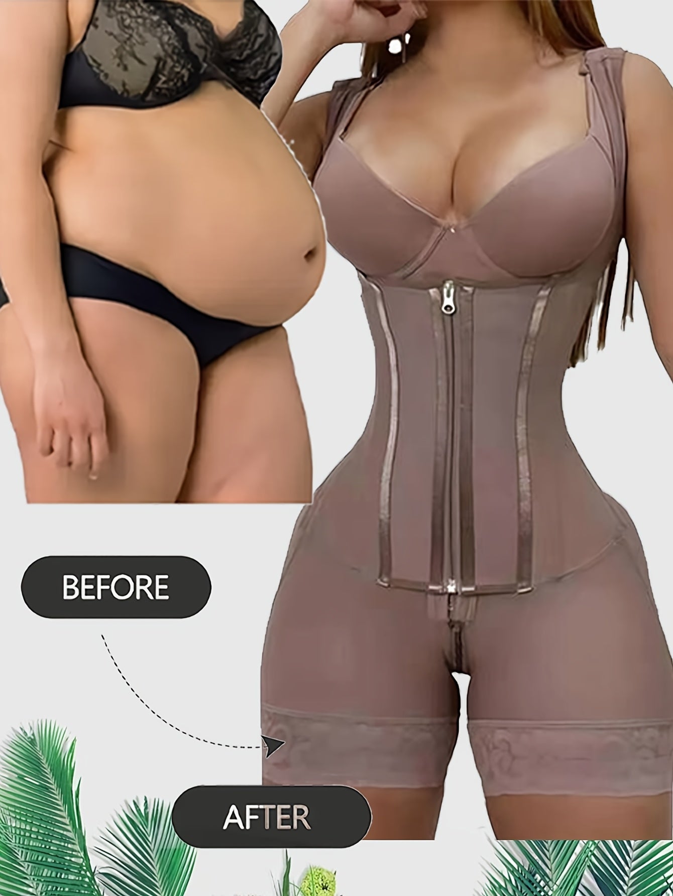 Body Shaper Postpartum Femme - Soutien Élevé