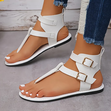 Elegant Flat Sandals for Women - Comfort and Style