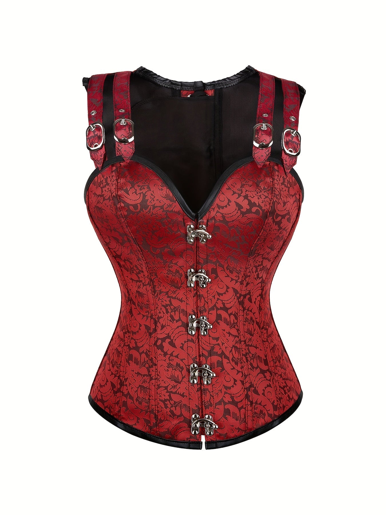 Corset Gothique Femme avec Boning en Acier