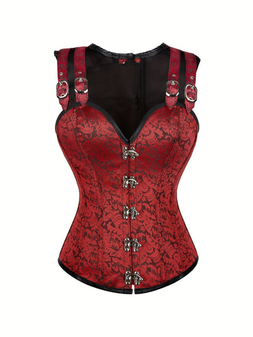 Women's Gothic Corset with Steel Boning