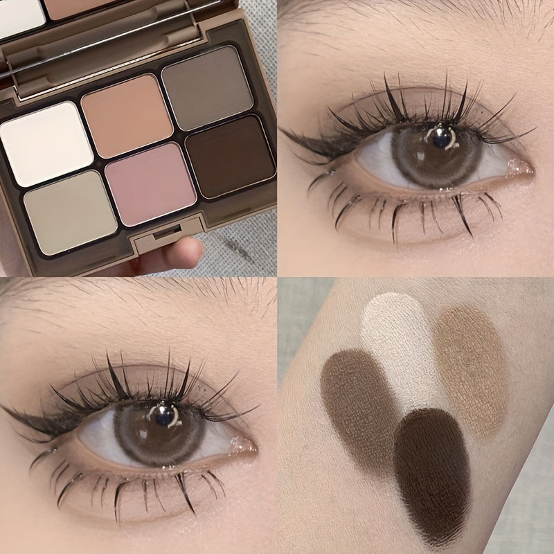 Elegant 6 Color Matte Eyeshadow Palette