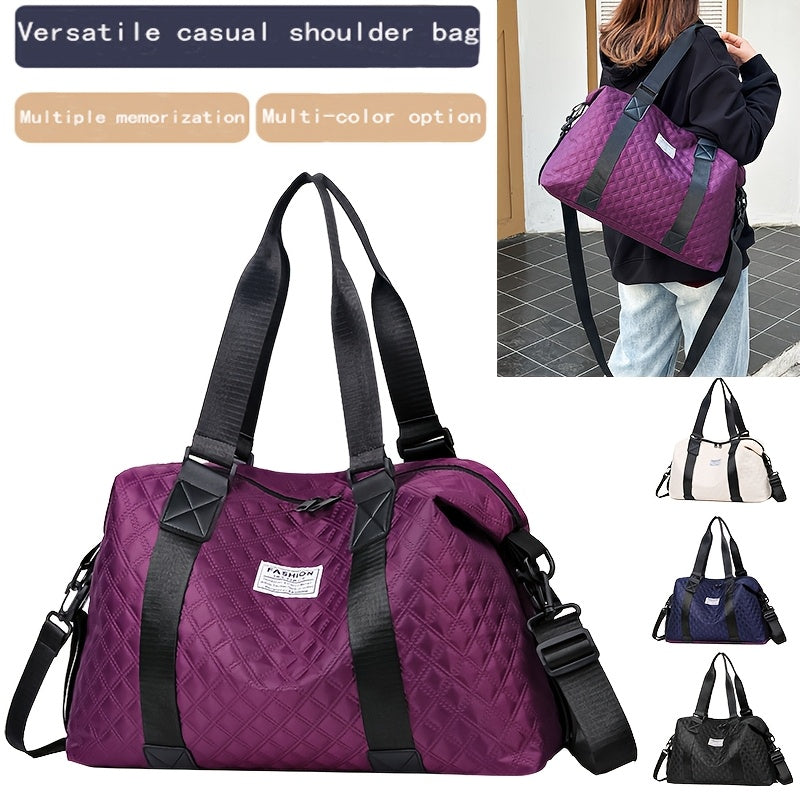 Multicolored Nylon Travel Bag, Fitness and Yoga Bag