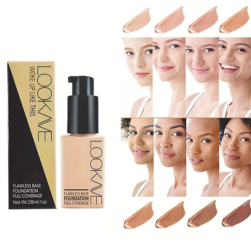 Waterproof Matte Liquid Foundation - 8 Colors