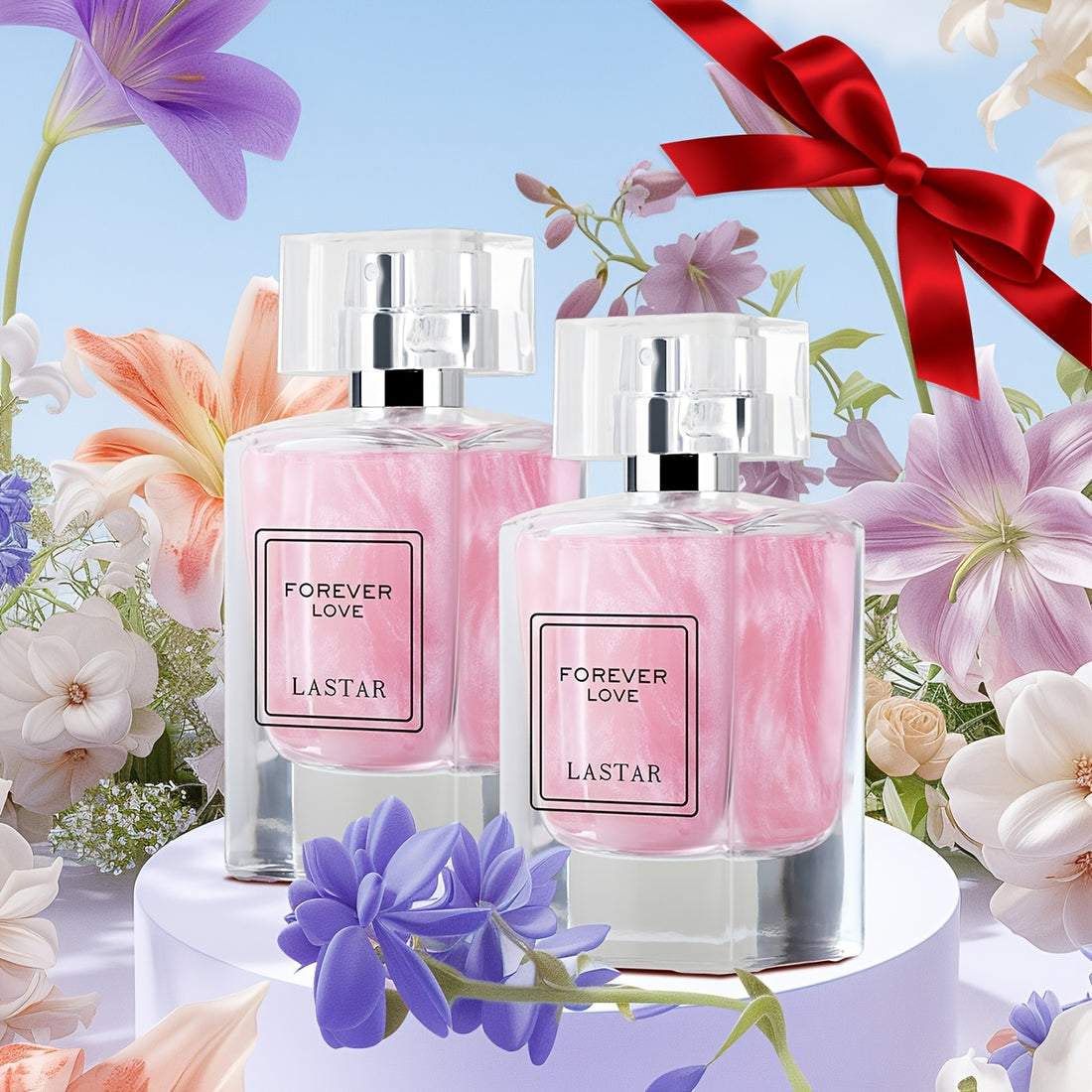 Romantic Lady Perfume - Long-Lasting Bottle Duo