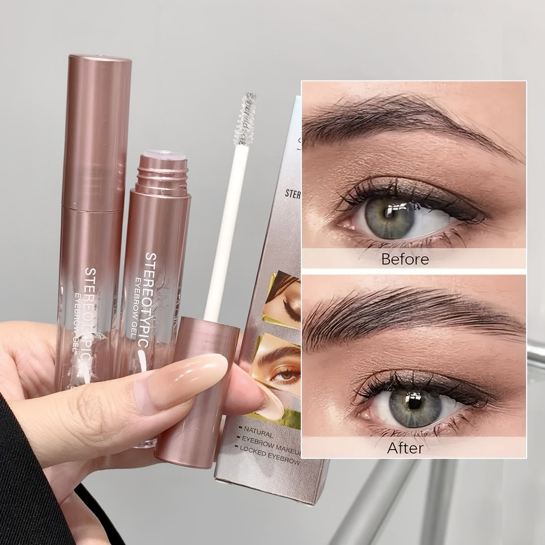 Gel de Modelage 3D pour Sourcils - Longue Tenue et Résistant