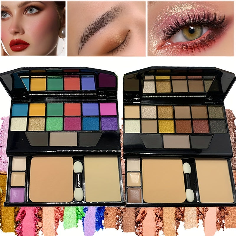 Palette Maquillage Multifonctionnelle 19 Couleurs