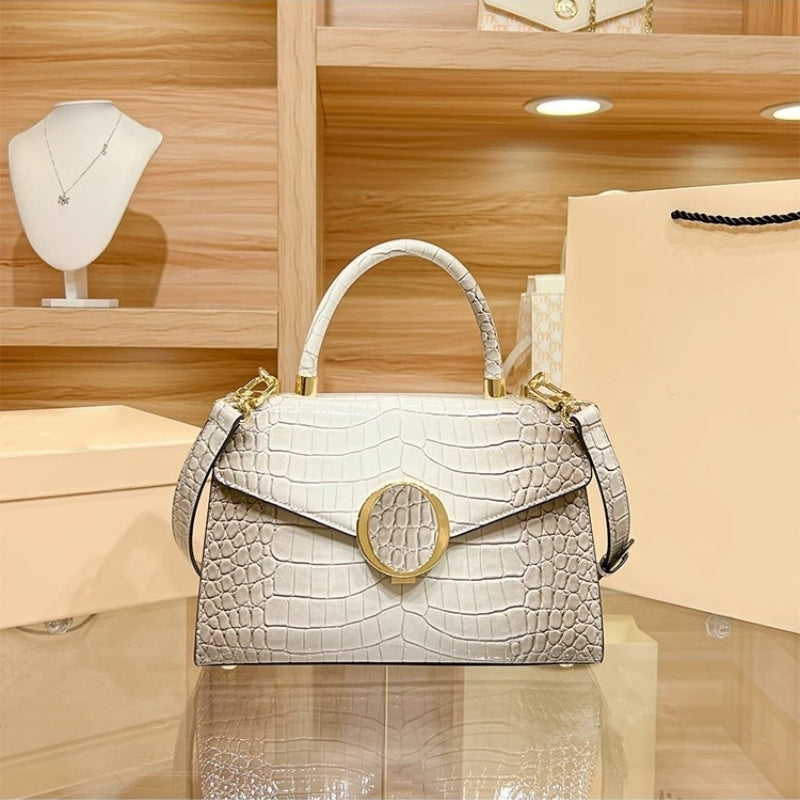 Genuine Leather Handbag for Women 2024 - Refined elegance and functionality.