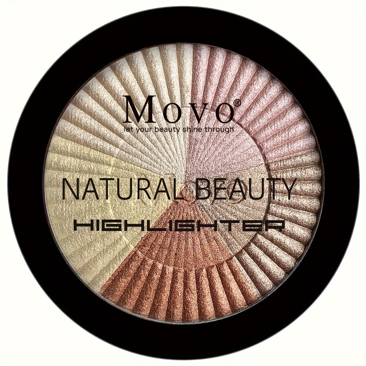 Palette de Highlighter & Poudre à Paillettes Movo Natural Beauty