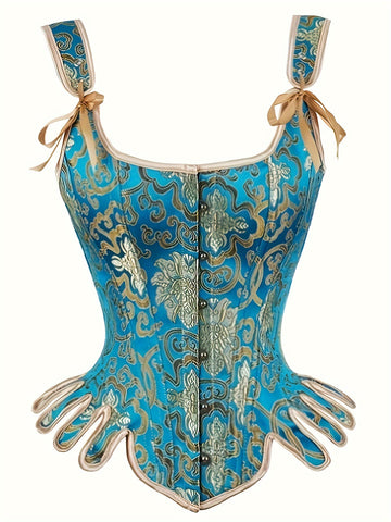 Corset Top Gothique Steampunk 1780 - Élégance et Performance