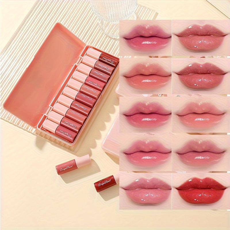 DragonRanee 10-Pack Lip Gloss Set