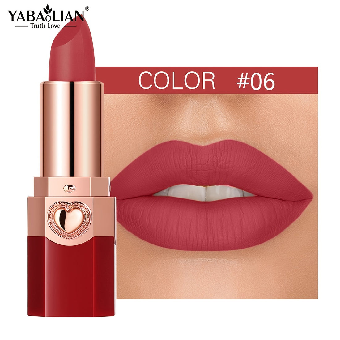 YABAOLIAN Lipstick - 12 Colors High Pigmentation