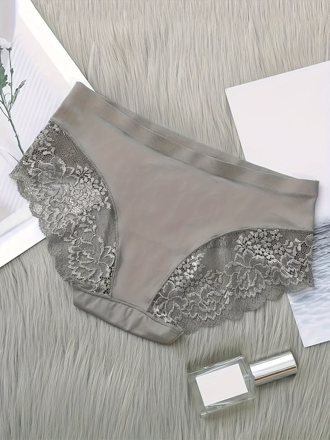 Set of 4 Elegant Lace Panties for Women