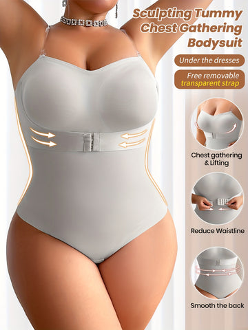 Women's Seamless Sculpting Bodysuit with Tummy Control