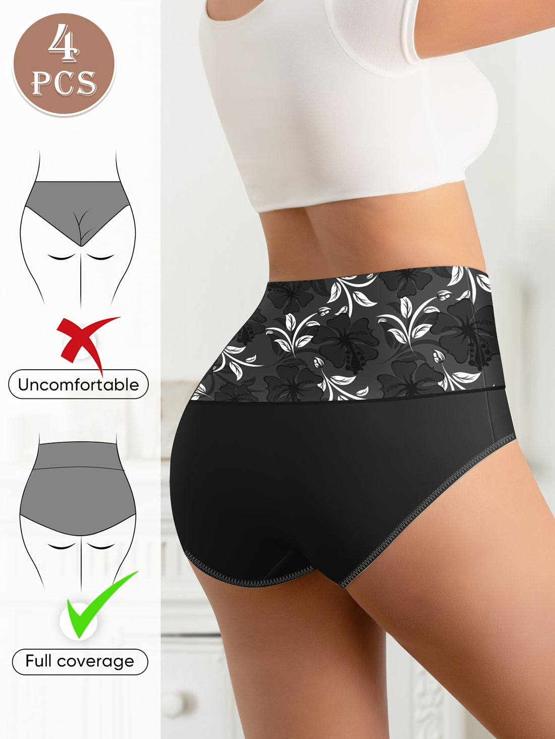 High Waist Shaping Panties - Comfort and Elegance