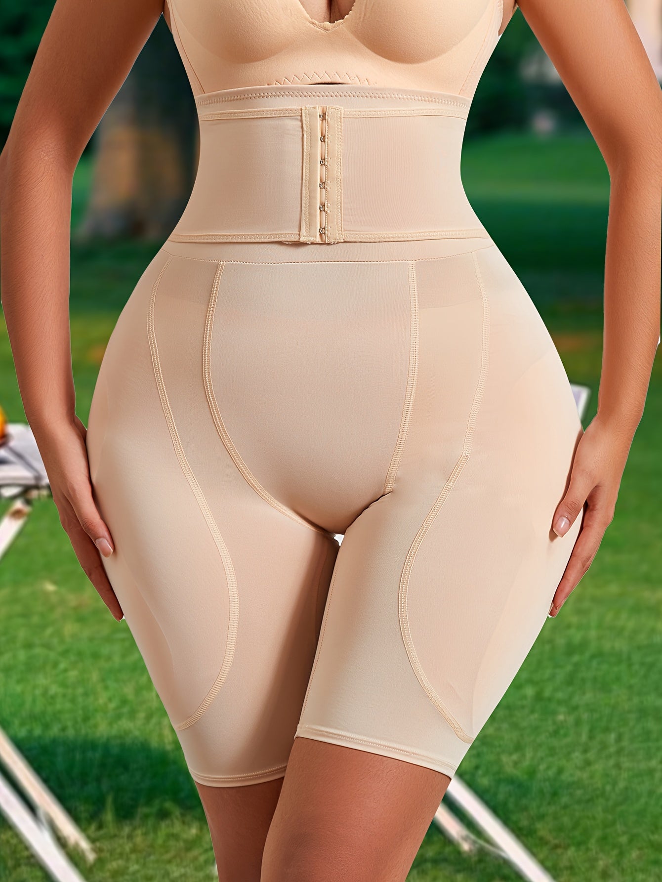 Shorts Shapewear Taille Haute pour Femmes - Contrôle du Ventre, Elevation des Fesses, Style Élégant