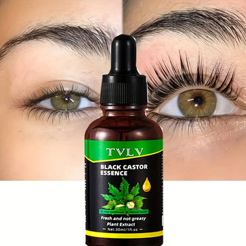 Nourishing Black Castor Oil Serum for Lush Eyelashes