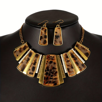 3-Piece Vintage Jewelry Set - Earrings and Necklace