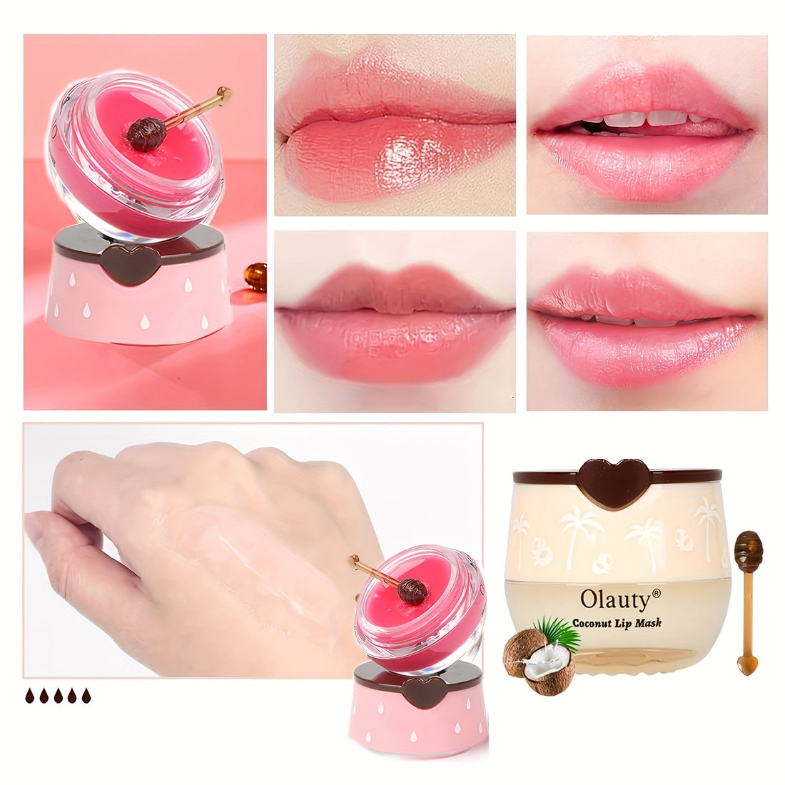 Luxury Moisturizing Lip Balm with Overnight Mask