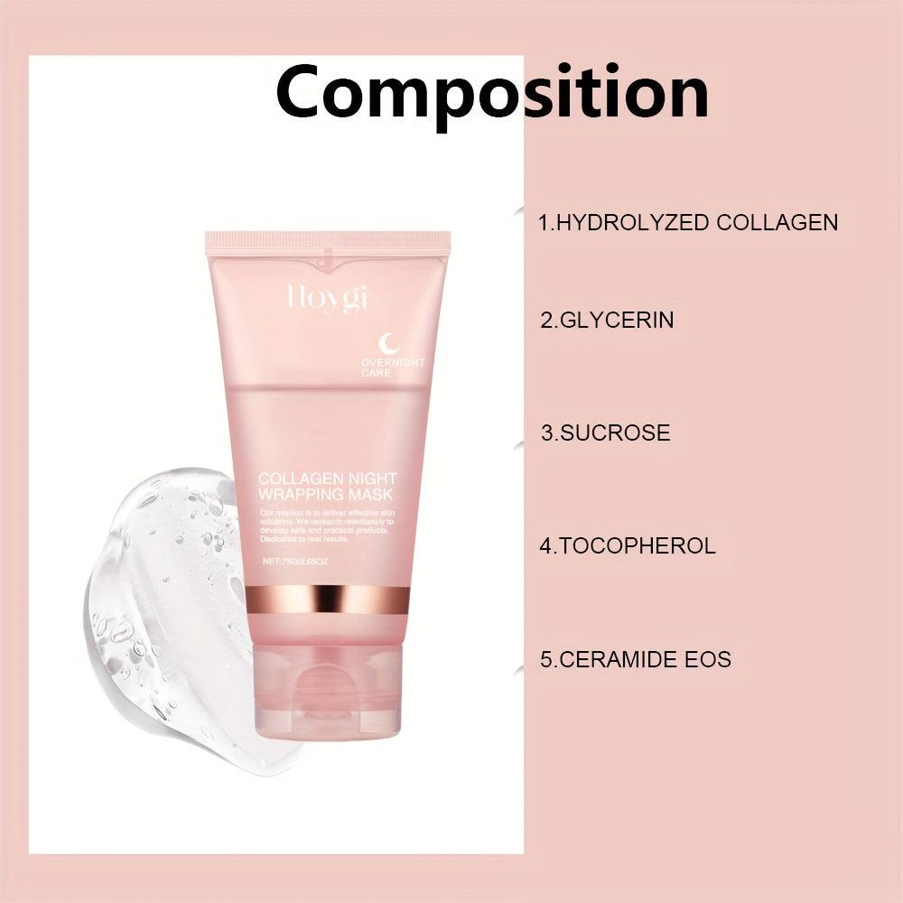 Masque Facial Collagène 2 PCS - Hydratation et Nettoyage