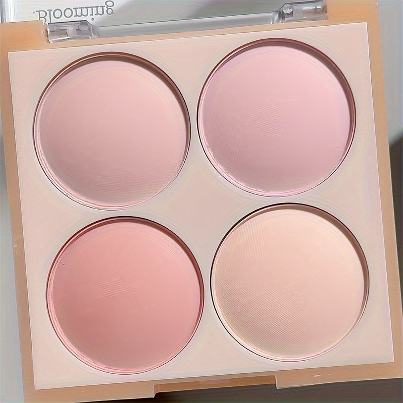 DIKALU 4-Color Matte Blush Palette