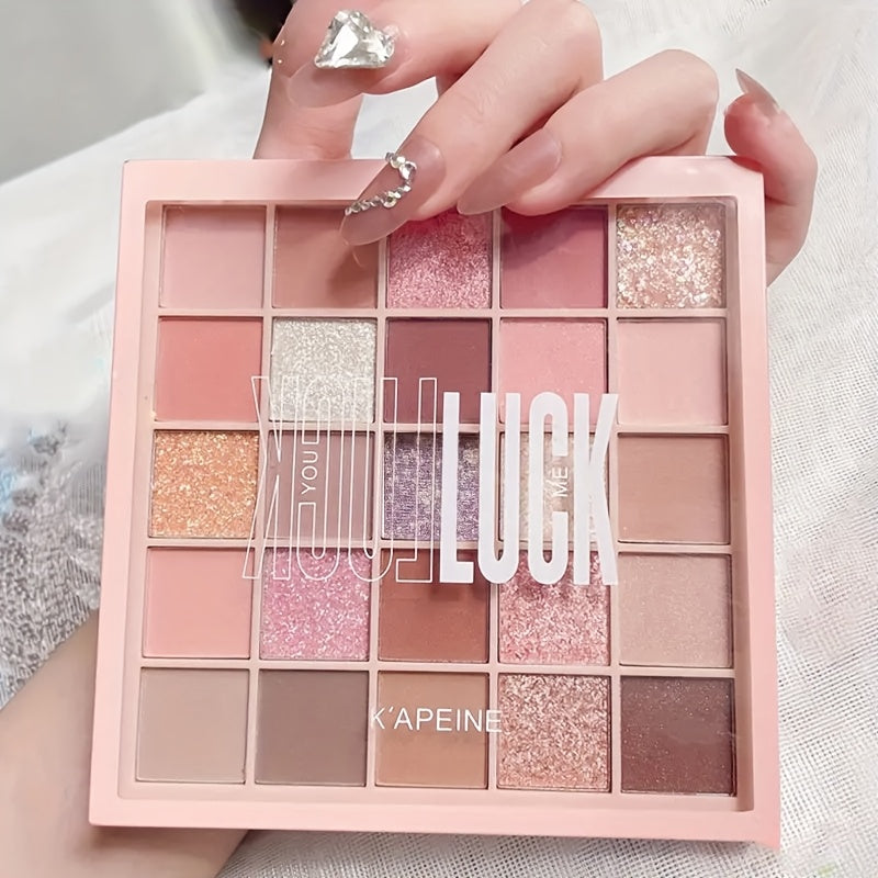 Palette d'yeux K'APEINE 25 Couleurs - Tons Nude Rose Brun