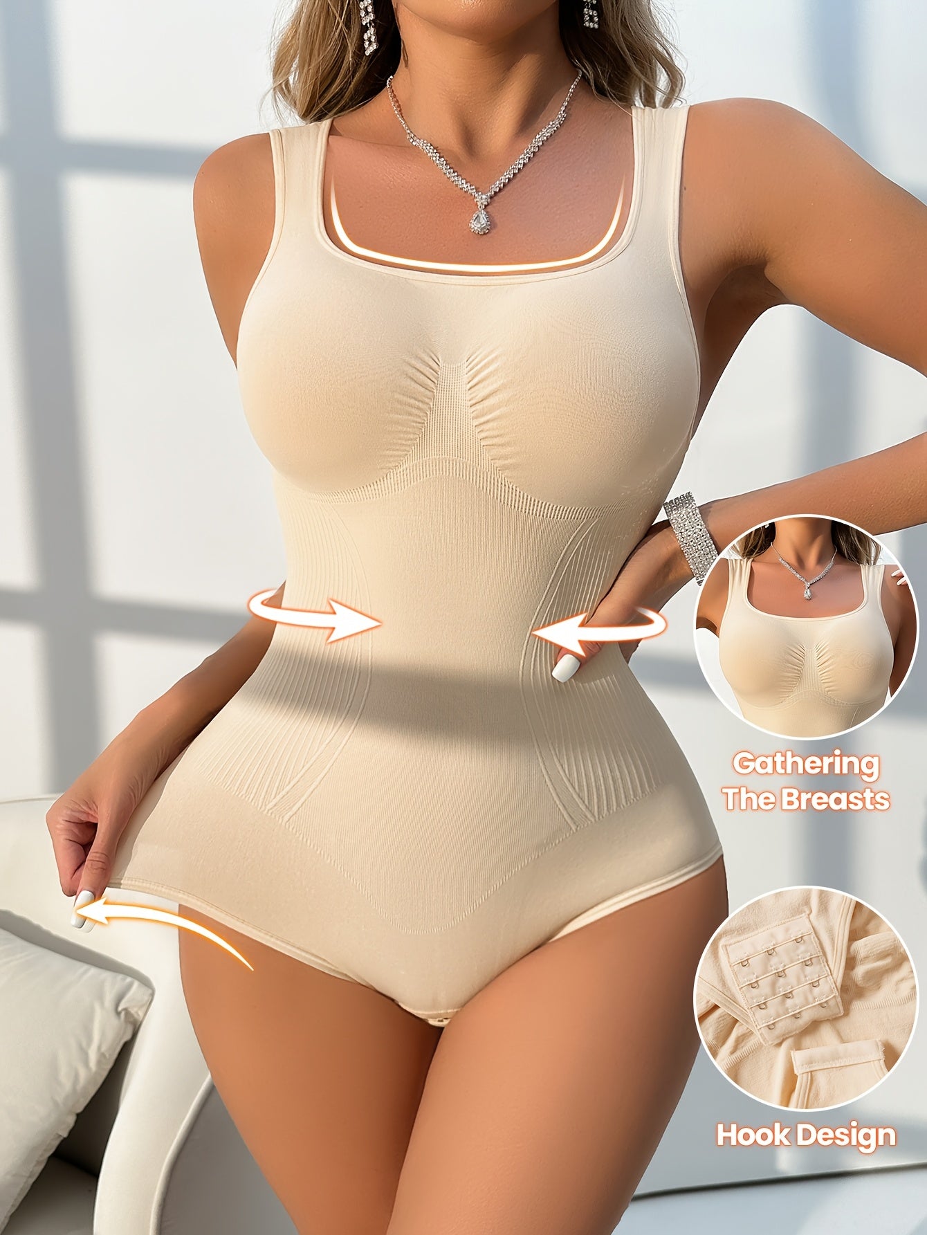 Body Shaping Seamless Shapewear Bodysuit