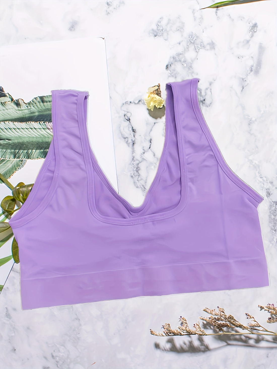 Ensemble de 12 Bralettes de Sport pour Femmes - Soutien Moyen, Sans Fil