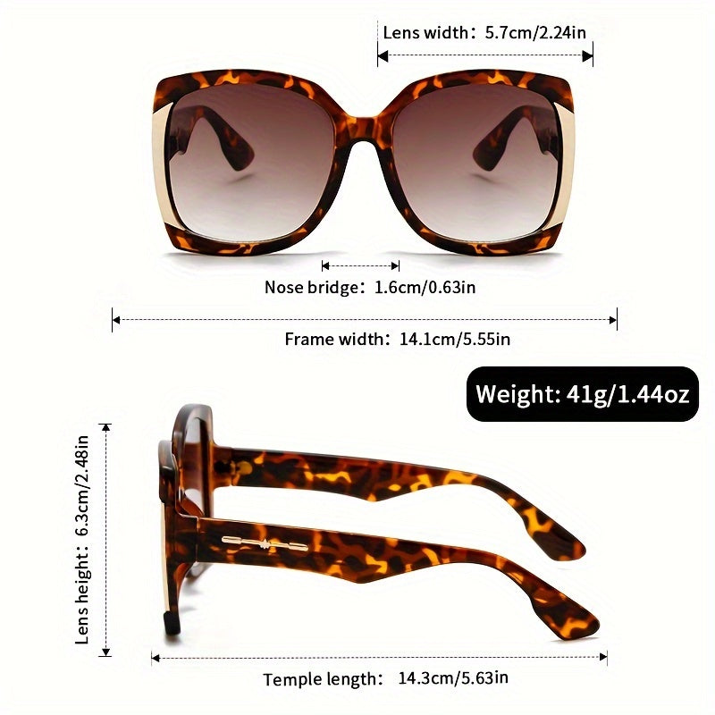 Lunettes de Soleil Oversize Chic pour Femmes