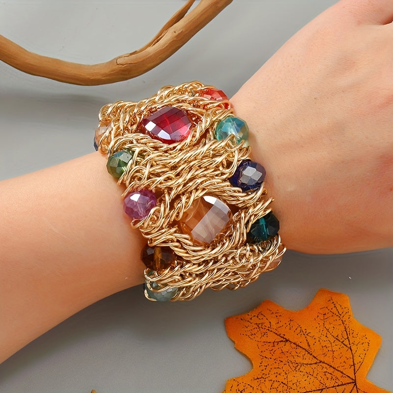 Bracelet Boho Chic pour Femmes, Style Bohémien Luxueux