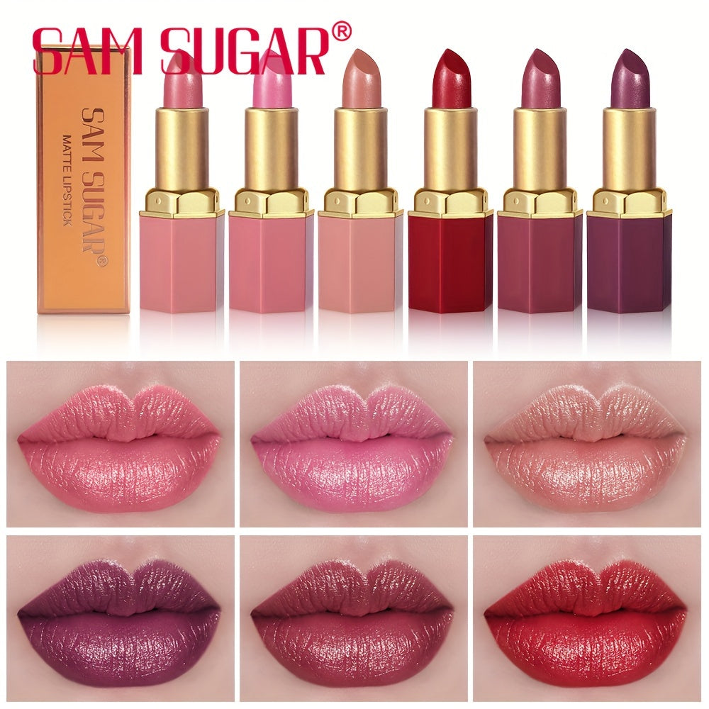 Sam Sugar Velvet Matte Lipstick - Waterproof and Long Lasting