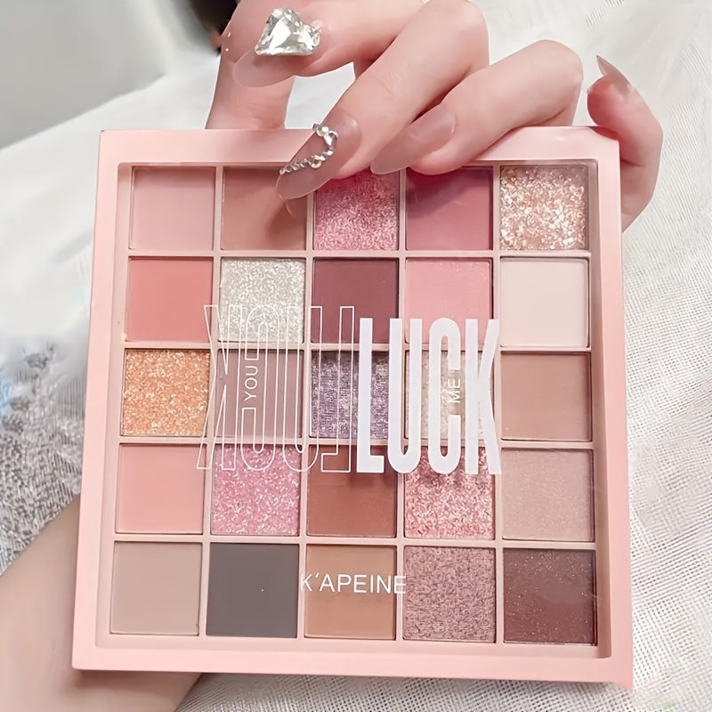 Palette d'yeux K'APEINE 25 Couleurs - Tons Nude Rose Brun