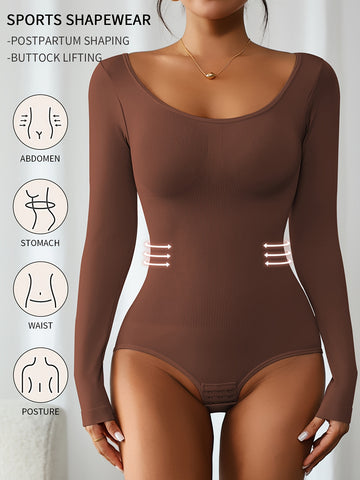 Body Slim Fit Femme à Manches Longues - Collection Automne/Hiver