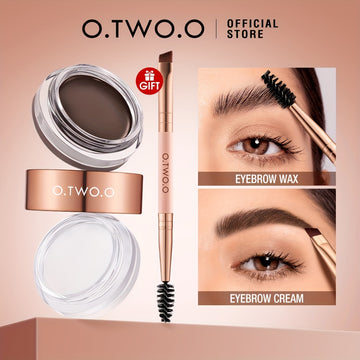 O.TWO.O Eyebrow Cream and Wax - Long-Lasting Natural Eyebrows