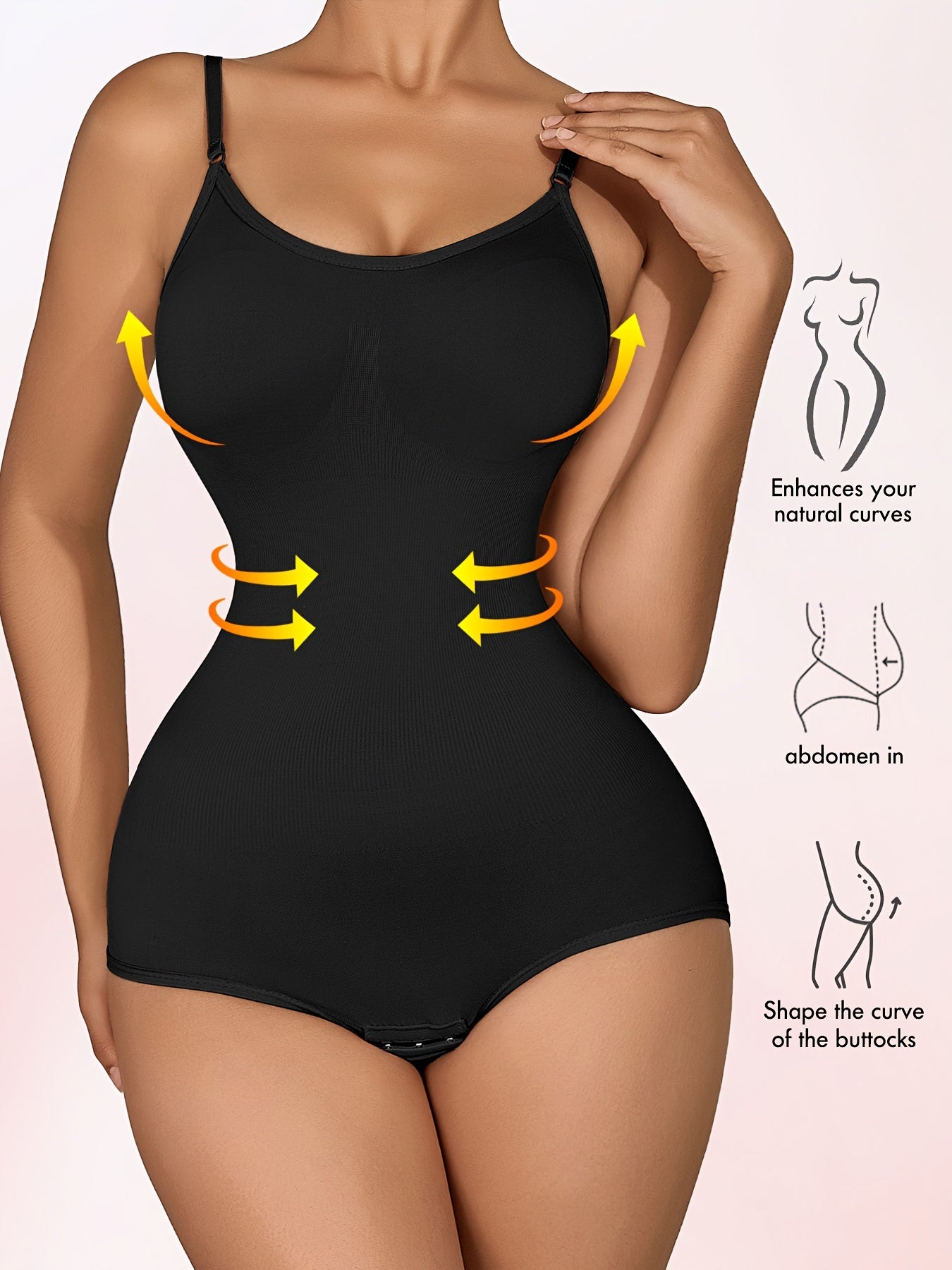 Seamless Body Shaper with Tummy Control